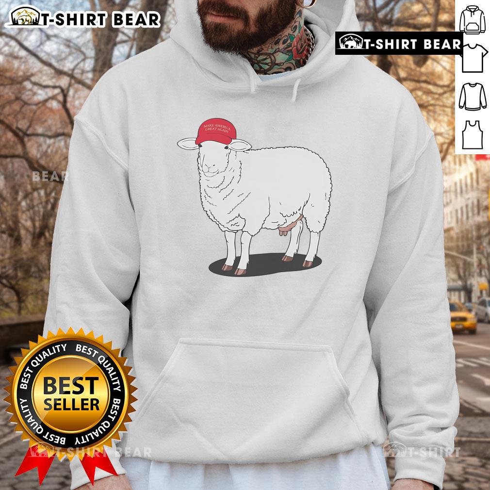 Cozy Top Maga Sheep Hoodie featuring a playful sheep design, perfect for casual wear and expressing your unique style.