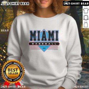 Top Miami Florida Baseball sweatshirt established 1993, featuring a classic design and vibrant team colors.