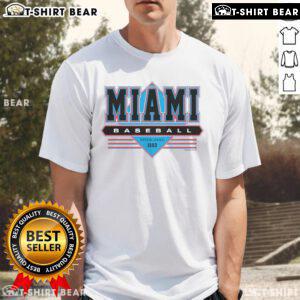 Top Miami Florida Baseball T-Shirt established 1993 featuring bold graphics and vibrant colors, perfect for fans.