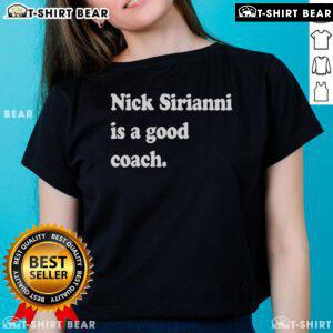 Philadelphia Eagles ladies tee featuring Top Nick Sirianni, showcasing team spirit and support for the coach.