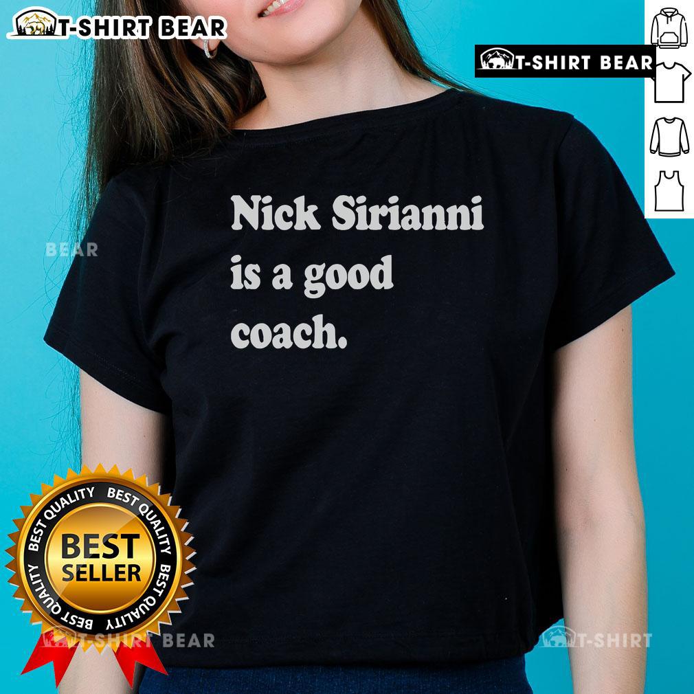 Philadelphia Eagles ladies tee featuring Top Nick Sirianni, showcasing team spirit and support for the coach.