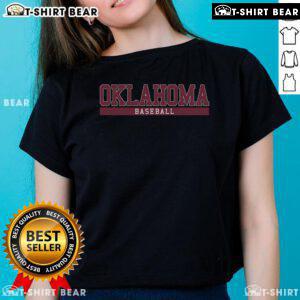 Top Oklahoma Baseball Ladies Tee featuring bold team graphics and a comfortable fit, perfect for fans and players alike.