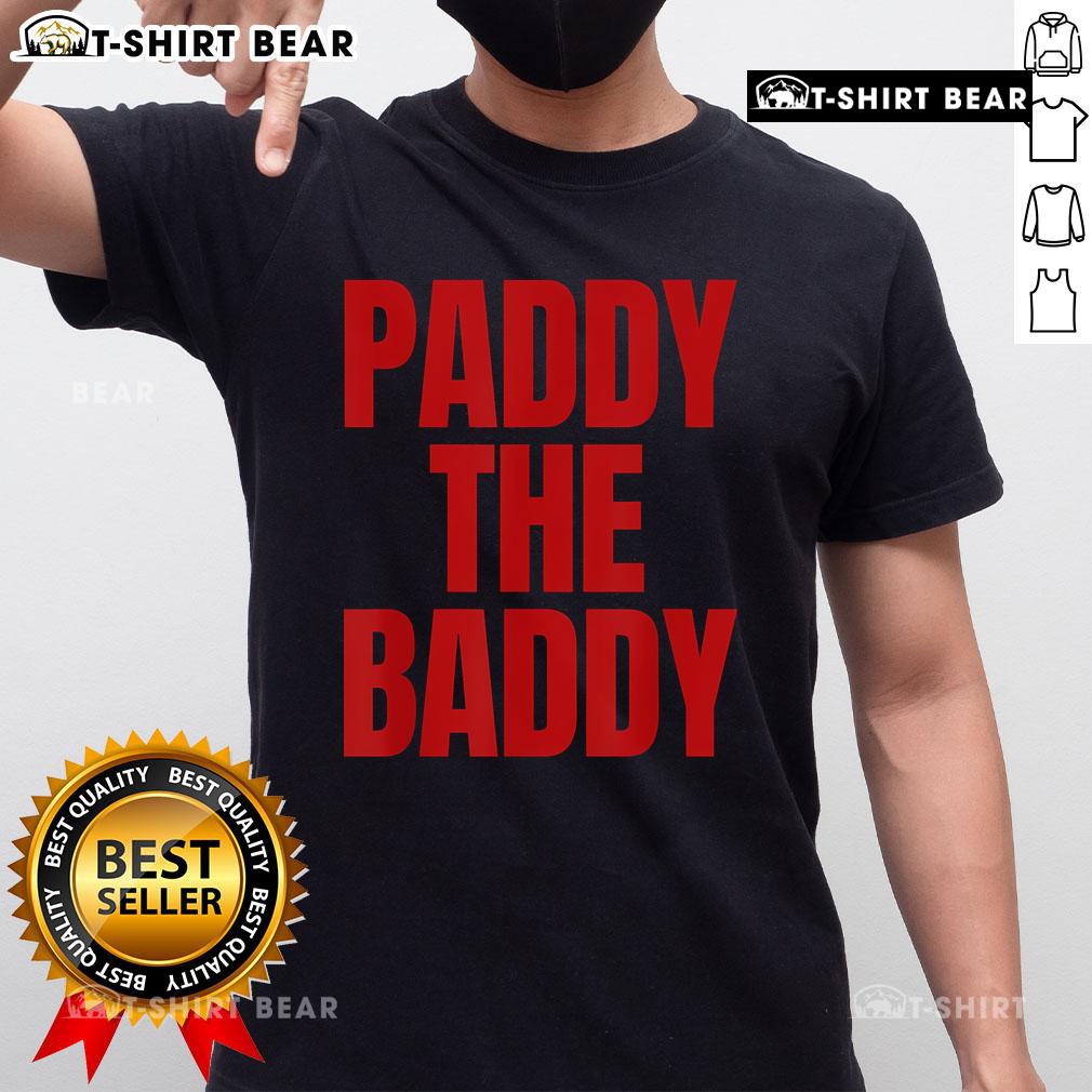 Top Paddy The Baddy T-Shirt featuring a vibrant graphic design, perfect for MMA fans and collectors.