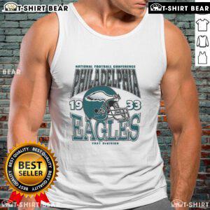 Top Philadelphia Eagles Classic Team Helmet Tank Top showcasing team colors and logo for ultimate fan style.