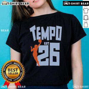 Top Playa Society Toronto Tempo Est 2026 Ladies Tee in vibrant colors, showcasing stylish design and comfortable fit.