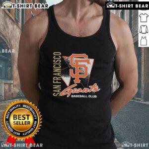 Top San Francisco Giants Side Arm Baseball Club tank top featuring team colors and logo, perfect for fans and summer wear.