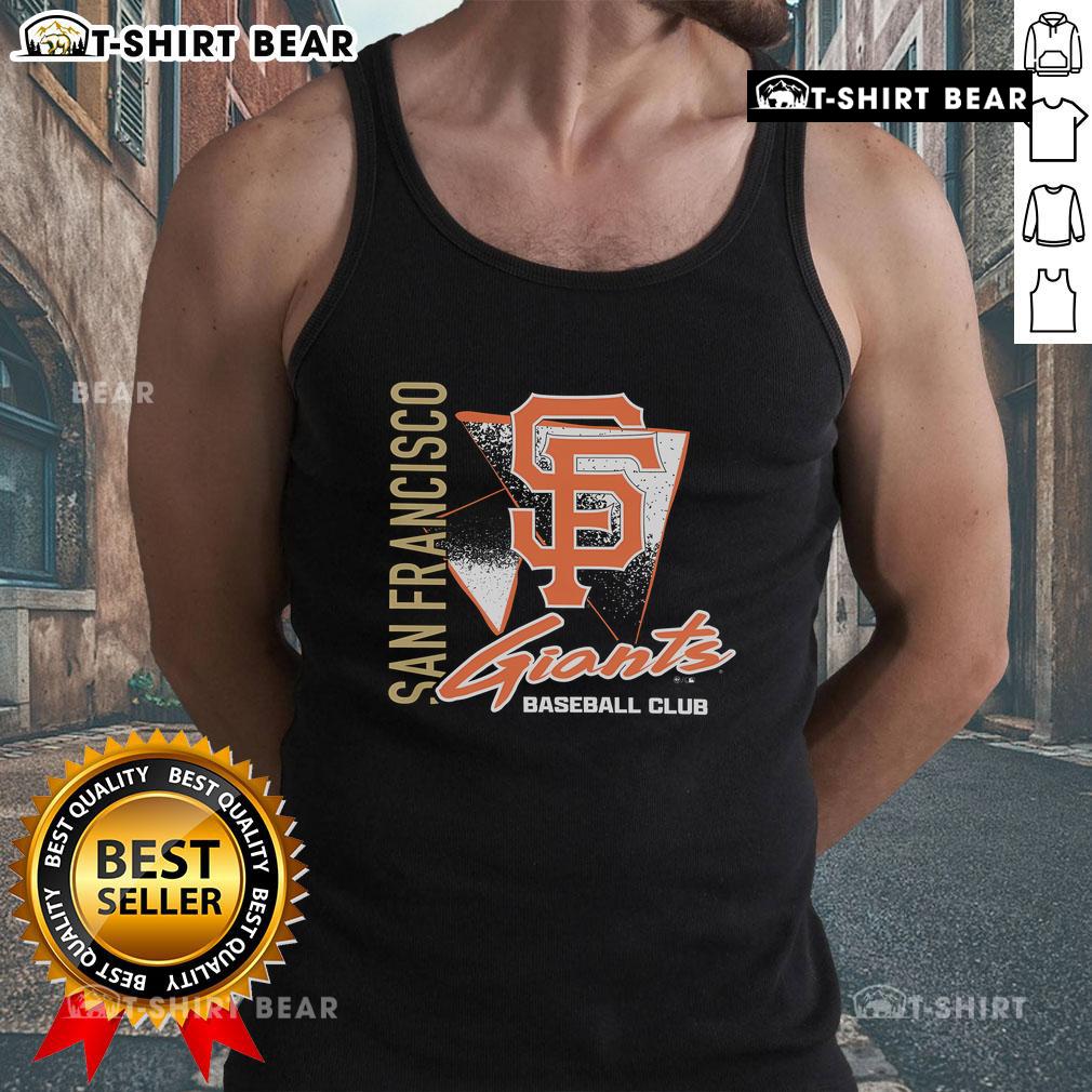 Top San Francisco Giants Side Arm Baseball Club tank top featuring team colors and logo, perfect for fans and summer wear.