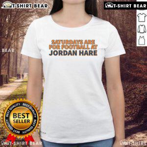 Top Saturdays Are For Football at Jordan Hare Ladies Tee, perfect for fans supporting their team in style.