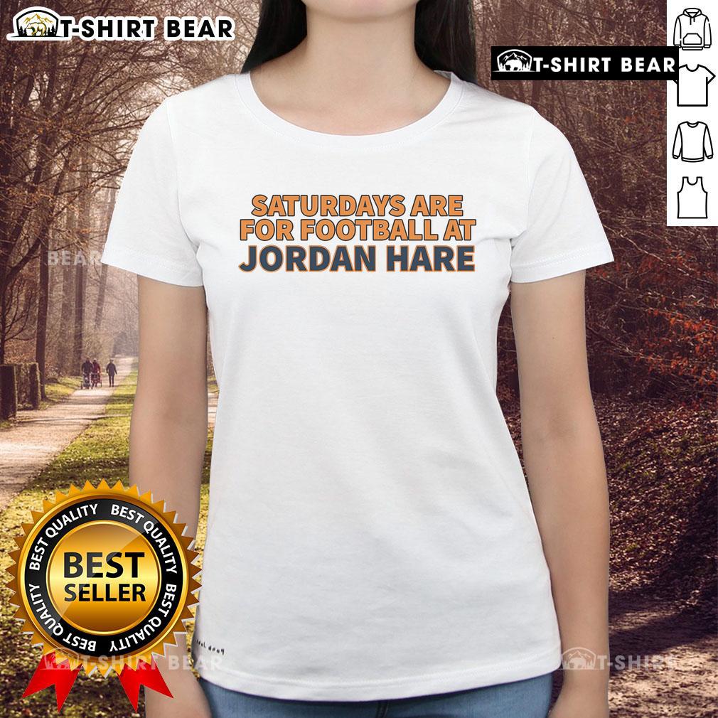 Top Saturdays Are For Football at Jordan Hare Ladies Tee, perfect for fans supporting their team in style.