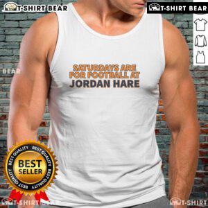 Top Saturdays are for Football at Jordan Hare tank top featuring vibrant team colors and a stylish design for fans.