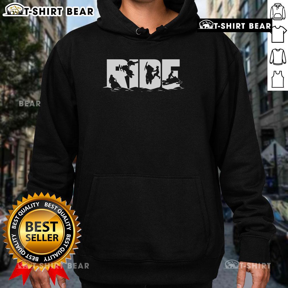 Top snowmobile ride hoodie for winter sports, featuring a stylish design perfect for snowmobiling enthusiasts.