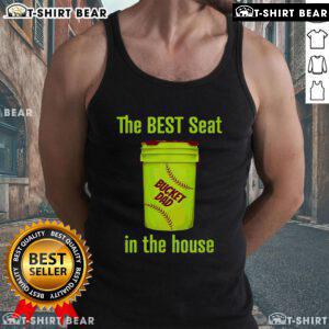 Top Softball Dad tank top featuring a pitcher and catcher design, perfect for showing support at games.