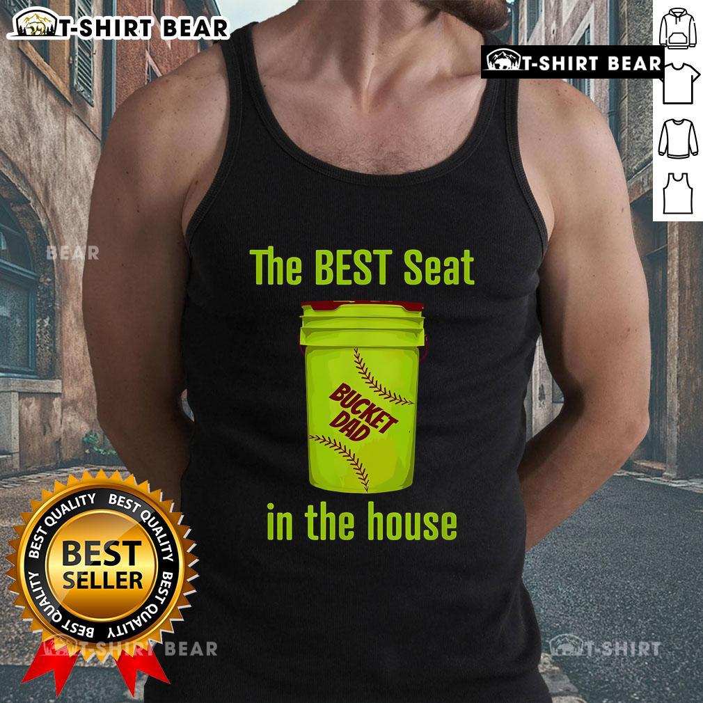 Top Softball Dad tank top featuring a pitcher and catcher design, perfect for showing support at games.
