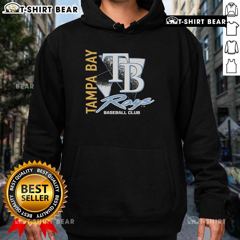 Top Tampa Bay Rays Side Arm Baseball Club hoodie featuring team colors and logo, perfect for fans and stylish wear.