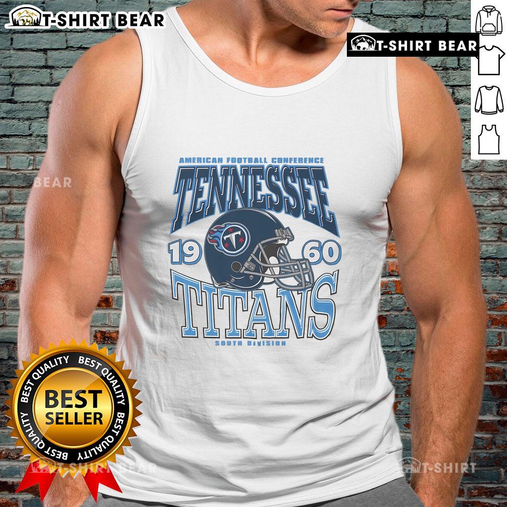 Top Tennessee Titans Classic Team Helmet Tank Top featuring team colors and logo, perfect for fans and summer wear.