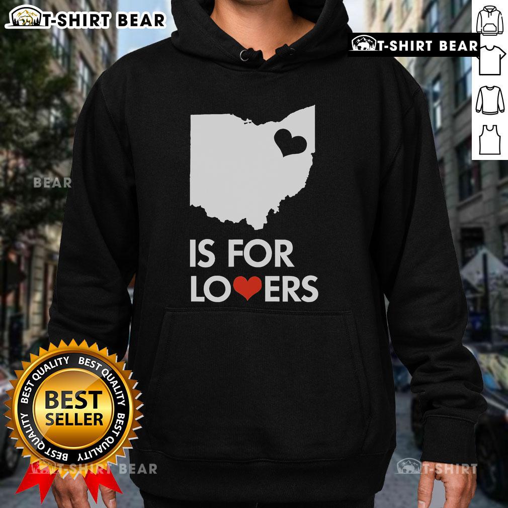 Vintage Ohio Is For Lovers hoodie in a nostalgic style, perfect for throwback fashion enthusiasts.