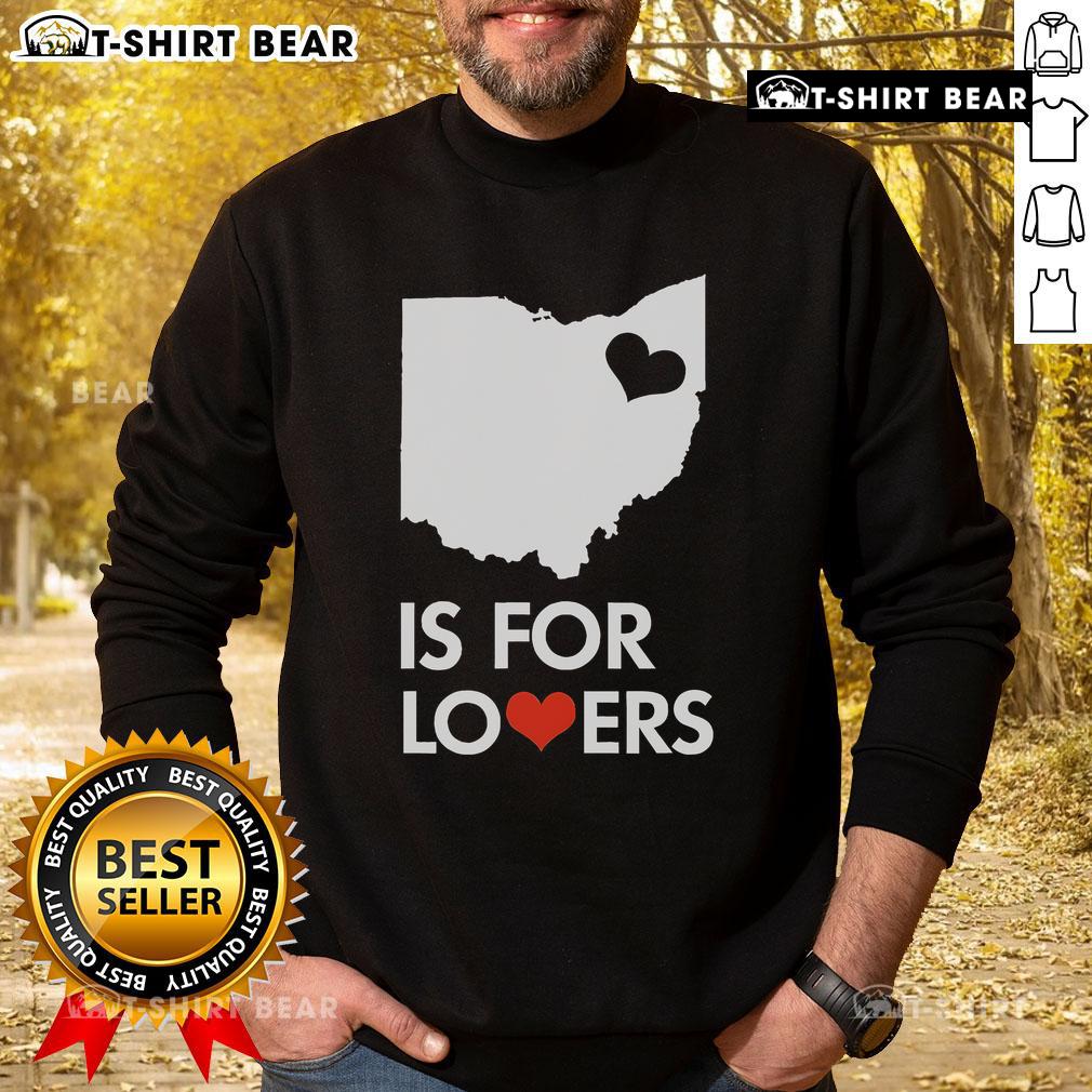 Vintage Ohio Is For Lovers sweatshirt featuring a retro design, perfect for throwback fashion enthusiasts.