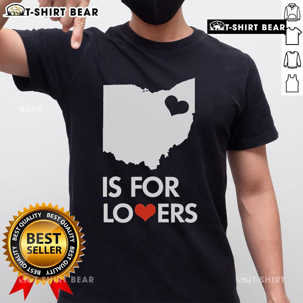 Vintage Ohio Is For Lovers T-Shirt showcasing retro design, perfect for nostalgic fashion lovers and Ohio enthusiasts.
