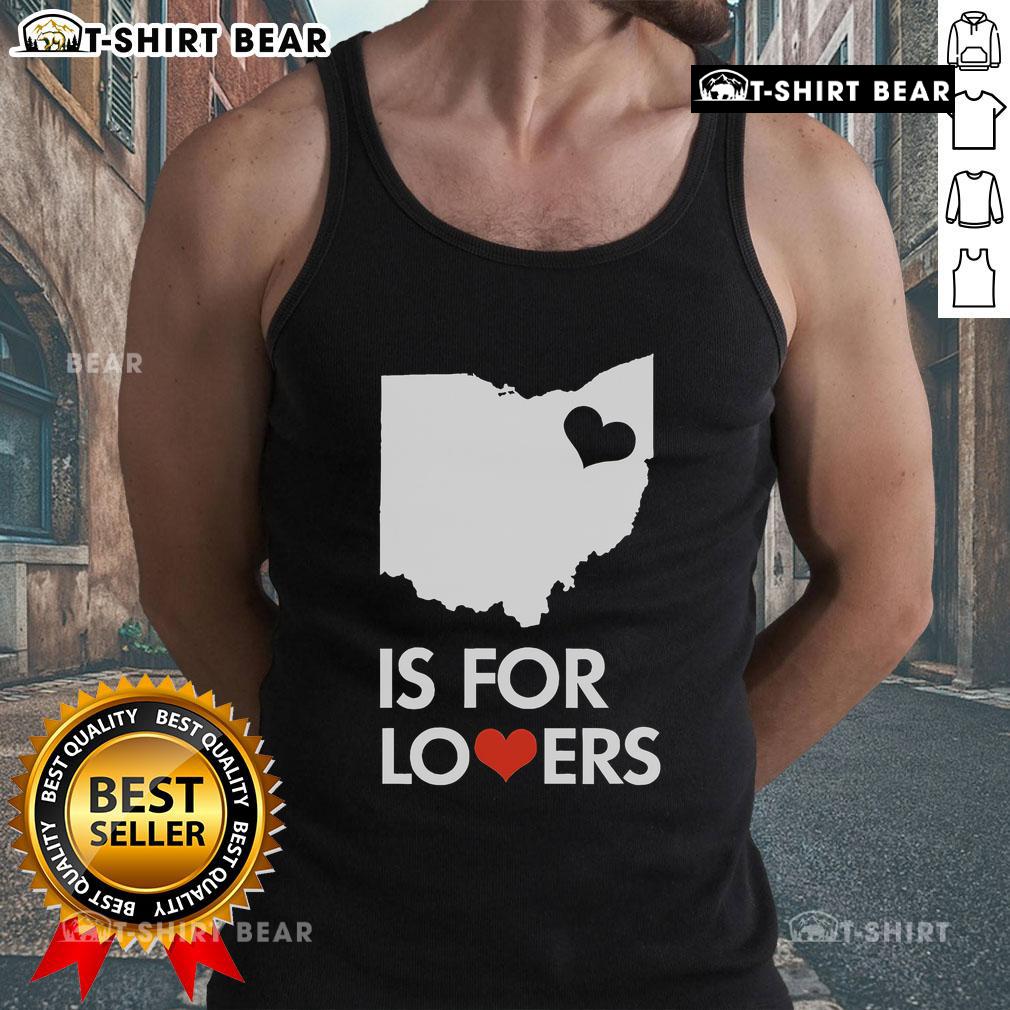 Vintage Ohio Is For Lovers tank top featuring a retro design, perfect for nostalgic fashion enthusiasts and Ohio pride.