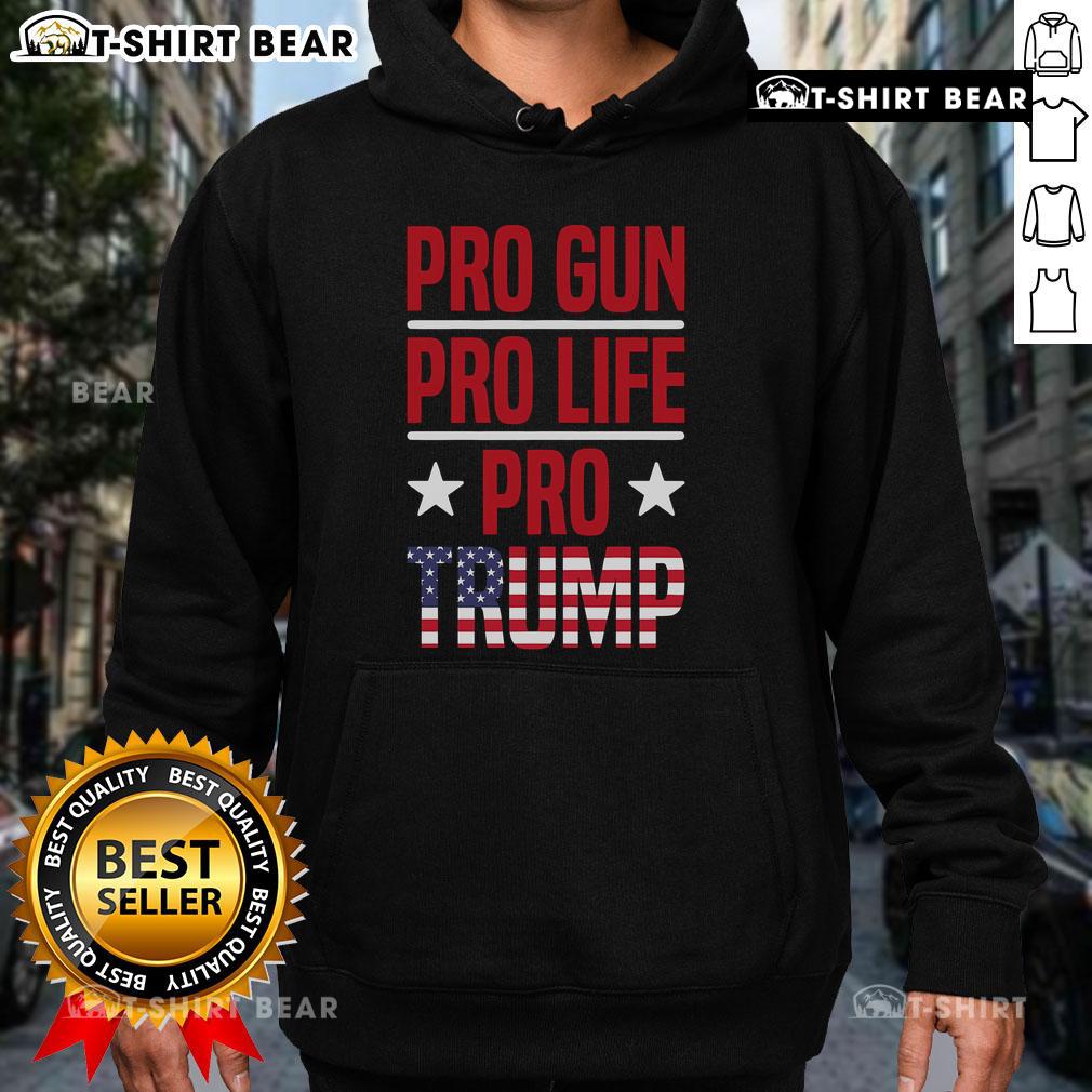 Top Trump Flag 2024 Republican Hoodie featuring bold graphics and red, white, and blue colors for patriotic supporters.