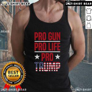 Top Trump Flag 2024 Republican Tank Top featuring bold graphics and vibrant colors for patriotic supporters.