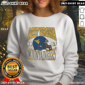 Top West Virginia Mountaineers classic team helmet sweatshirt featuring iconic colors and logo for fans and collectors.