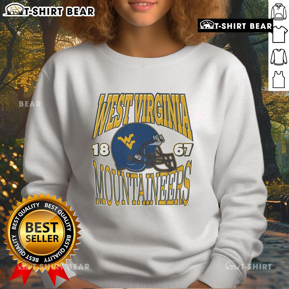 Top West Virginia Mountaineers classic team helmet sweatshirt featuring iconic colors and logo for fans and collectors.