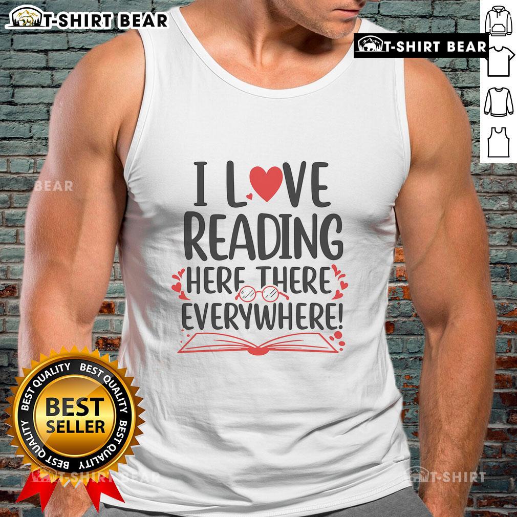 Top World Book Day tank top featuring 'It's a good day to read a book' design, perfect for book lovers and readers.