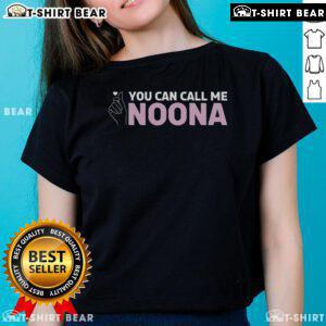 Top You Can Call Me Noona Kpop Ladies Tee featuring stylish design for K-pop fans, perfect for casual wear.