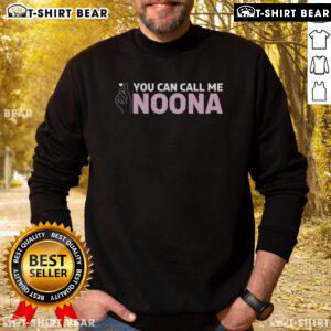 Cozy K-Pop sweatshirt featuring 'You Can Call Me Noona' design, perfect for fans and casual wear.