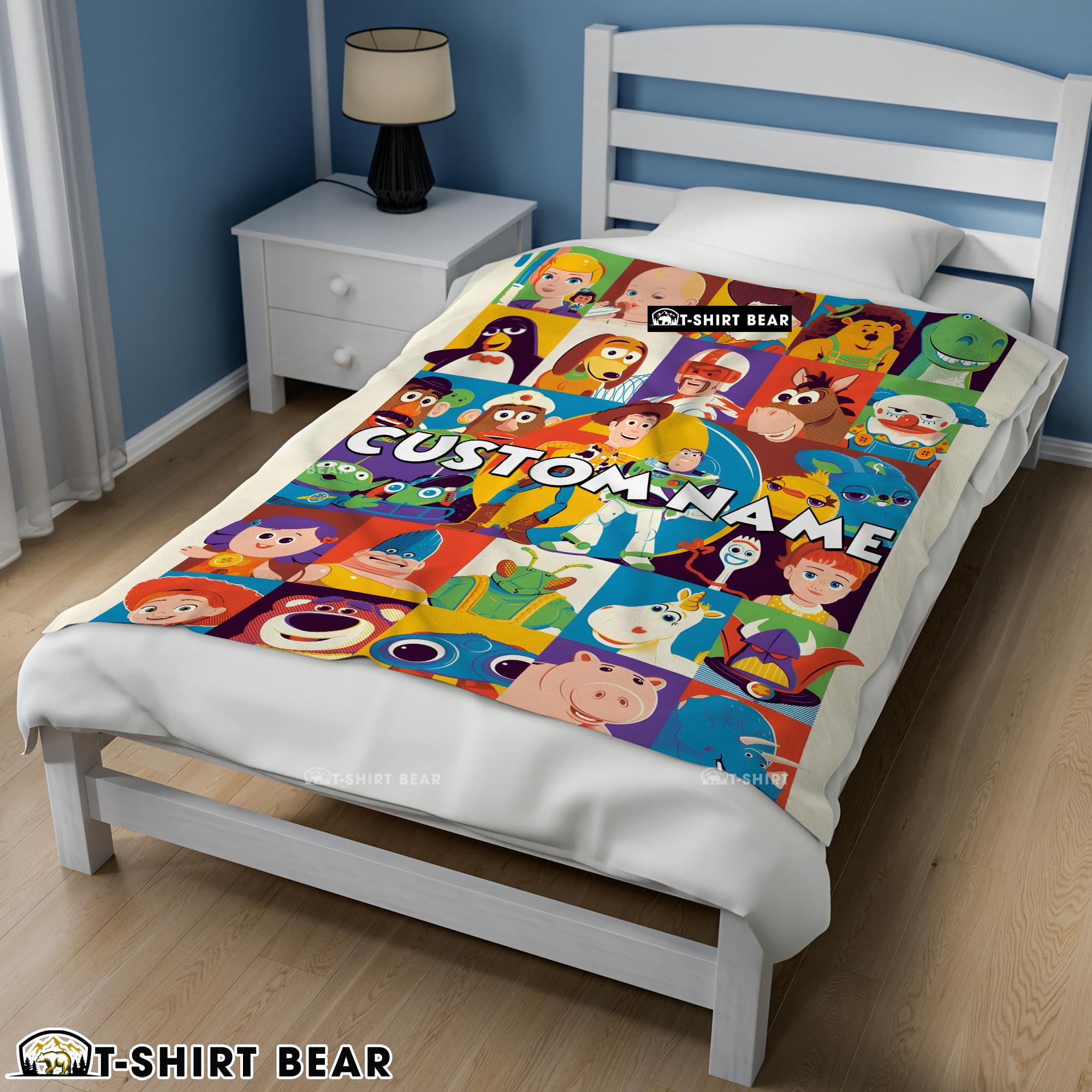 Disney Cartoon Toy Story Velveteen Cute Blanket Fleece Customized Blanket-mk-02