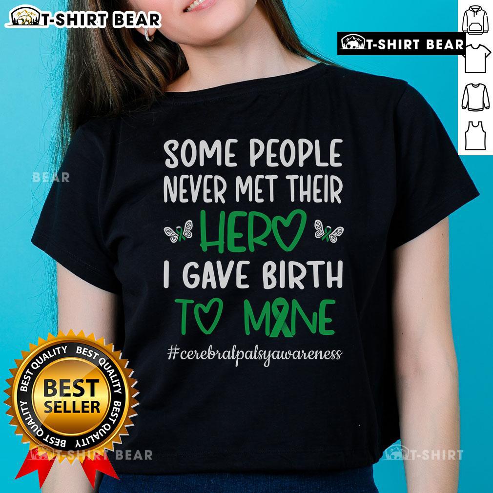 Nice Cerebral Palsy Mom wearing a CP Warrior tee, showcasing strength and pride in the fight against cerebral palsy.