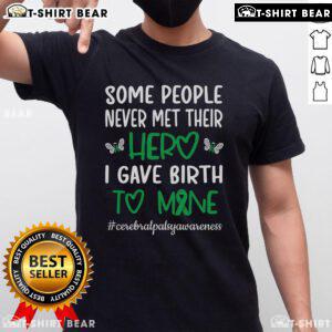 Nice Cerebral Palsy Mom T-shirt featuring 'Cerebral Palsy Warrior' design, showcasing pride and strength for CP fighters.