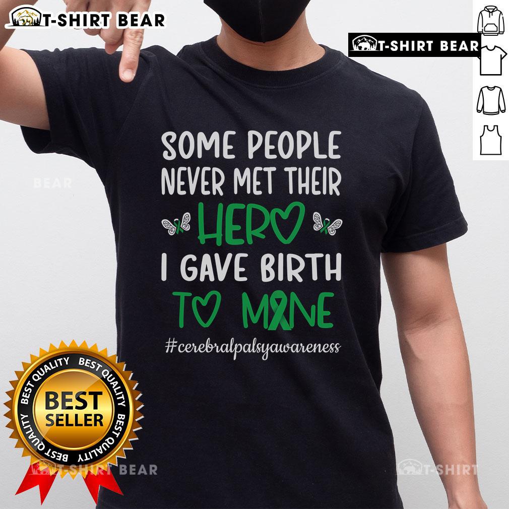 Nice Cerebral Palsy Mom T-shirt featuring 'Cerebral Palsy Warrior' design, showcasing pride and strength for CP fighters.