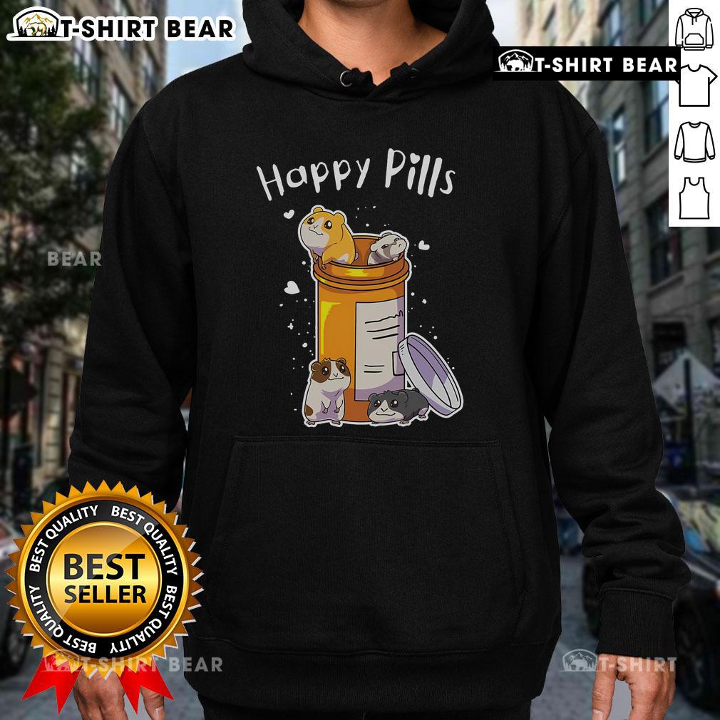 Nice Guinea Pigs Pills Anime Hoodie featuring adorable anime-style guinea pig graphics, perfect for animal lovers.