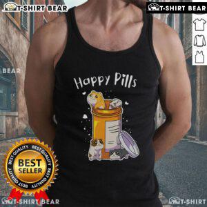 Colorful anime tank top featuring cute guinea pigs and pills design, perfect for animal lovers and anime enthusiasts.