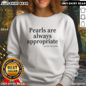 Classic pear sweatshirt featuring nice pearls design, perfect for casual and stylish outfits.