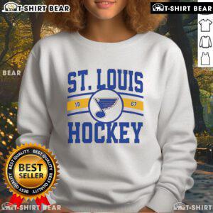 Nice St. Louis Blues hockey logo sweatshirt from 1967, featuring the iconic team logo on a stylish design.
