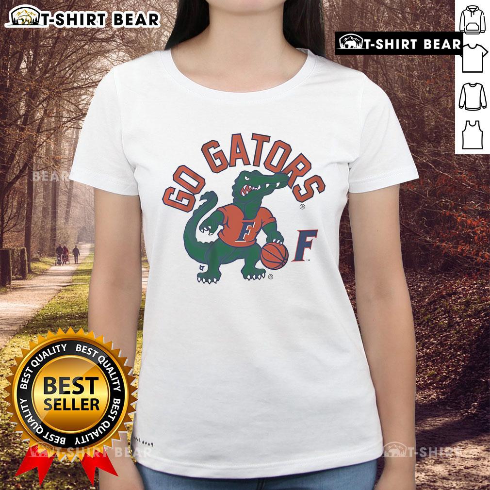 Official Albert Go Gators Florida Basketball Ladies Tee featuring vibrant team colors and logo for passionate fans.