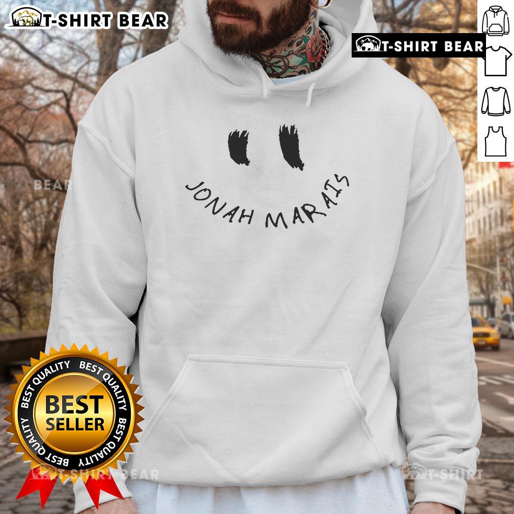Official Jonah Marais Smiley Hoodie Official Jonah Marais Smiley Hoodie featuring a vibrant smiley graphic on a cozy fabric, perfect for fans and casual wear.