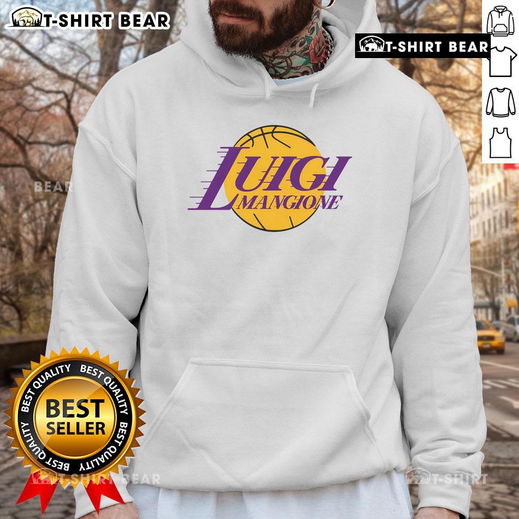 Official LA Luigi's Mangione Logo Hoodie featuring stylish design and vibrant colors, perfect for fans and fashion lovers.