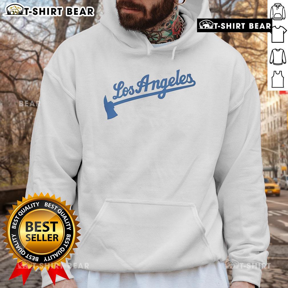 Official Los Angeles Unity Hoodie in black featuring a stylish logo, perfect for casual wear and showcasing LA pride.