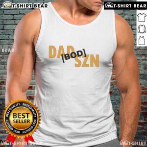 Nick Foles Dad Szn Bod Tank Top featuring bold graphics, perfect for sports fans and summer wear.