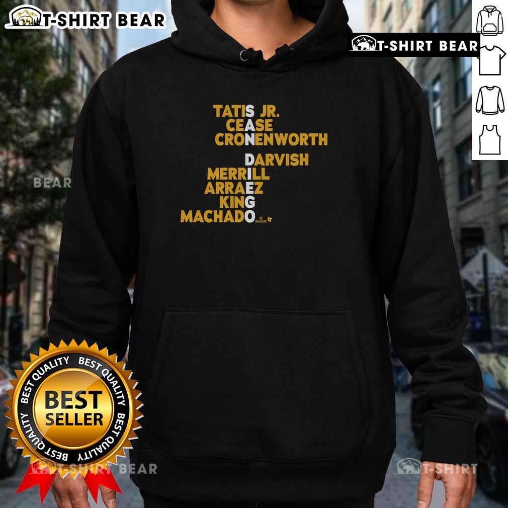 Official San Diego Baseball MLB Names 2025 Hoodie showcasing vibrant team colors and logo, perfect for fans.