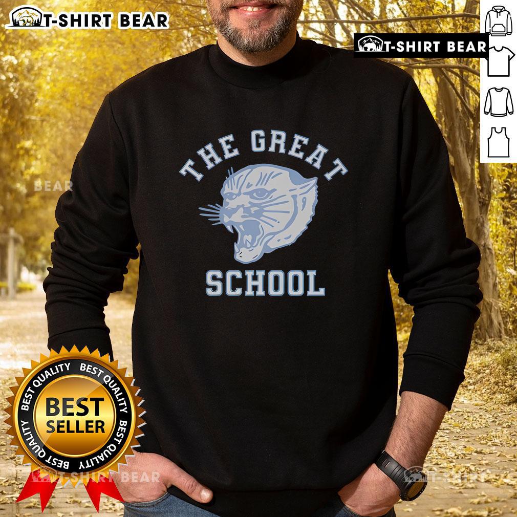 Official The Great School Sweatshirt Official The Great School Sweatshirt in navy blue, featuring a cozy design perfect for students and school events.