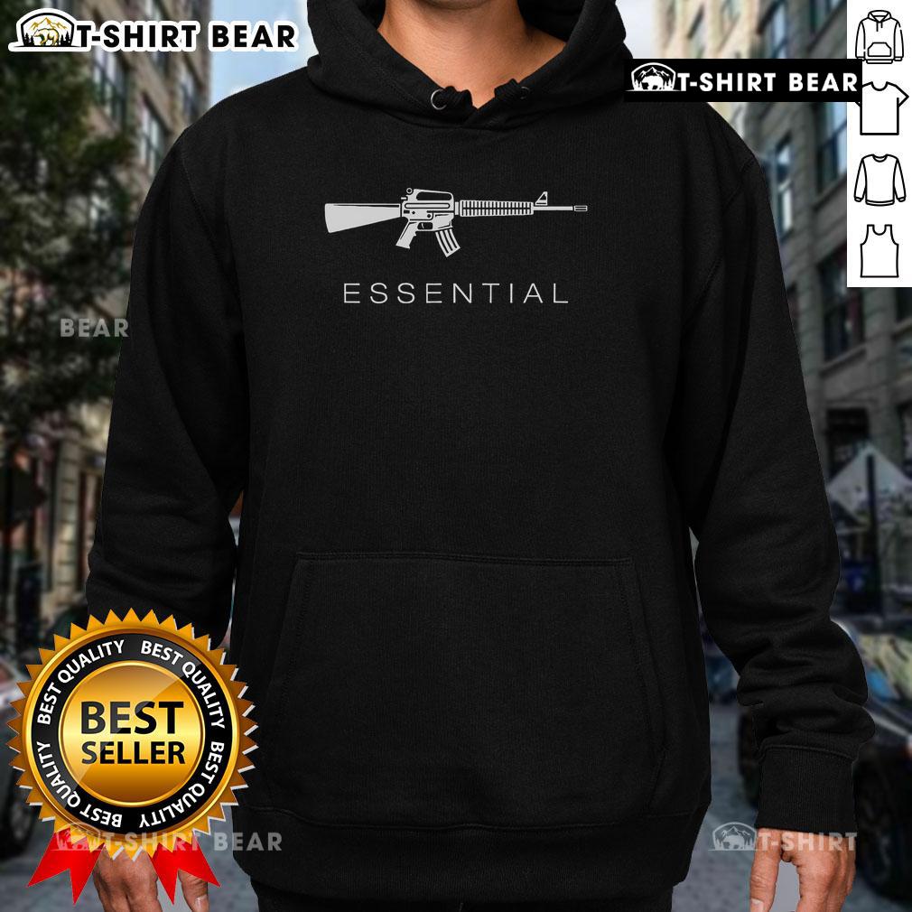 Alt Text: Official AR-15 Assault Rifle hoodie featuring a stylish design for firearm enthusiasts and collectors.