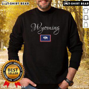 Official Wyoming USA sweatshirt featuring a stylish design, perfect for showcasing Wyoming pride and comfort.