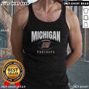 Original Michigan Panthers Football Outline Tank Top featuring bold team graphics and a stylish design for fans.