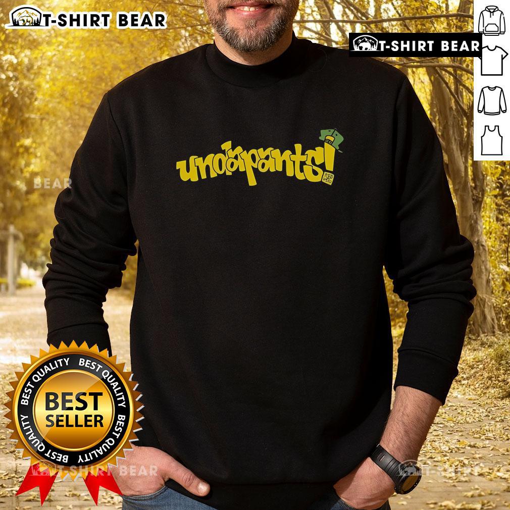Original Pod Meets World Underpants Sweatshirt featuring vibrant design and cozy fit, perfect for fans of the podcast.