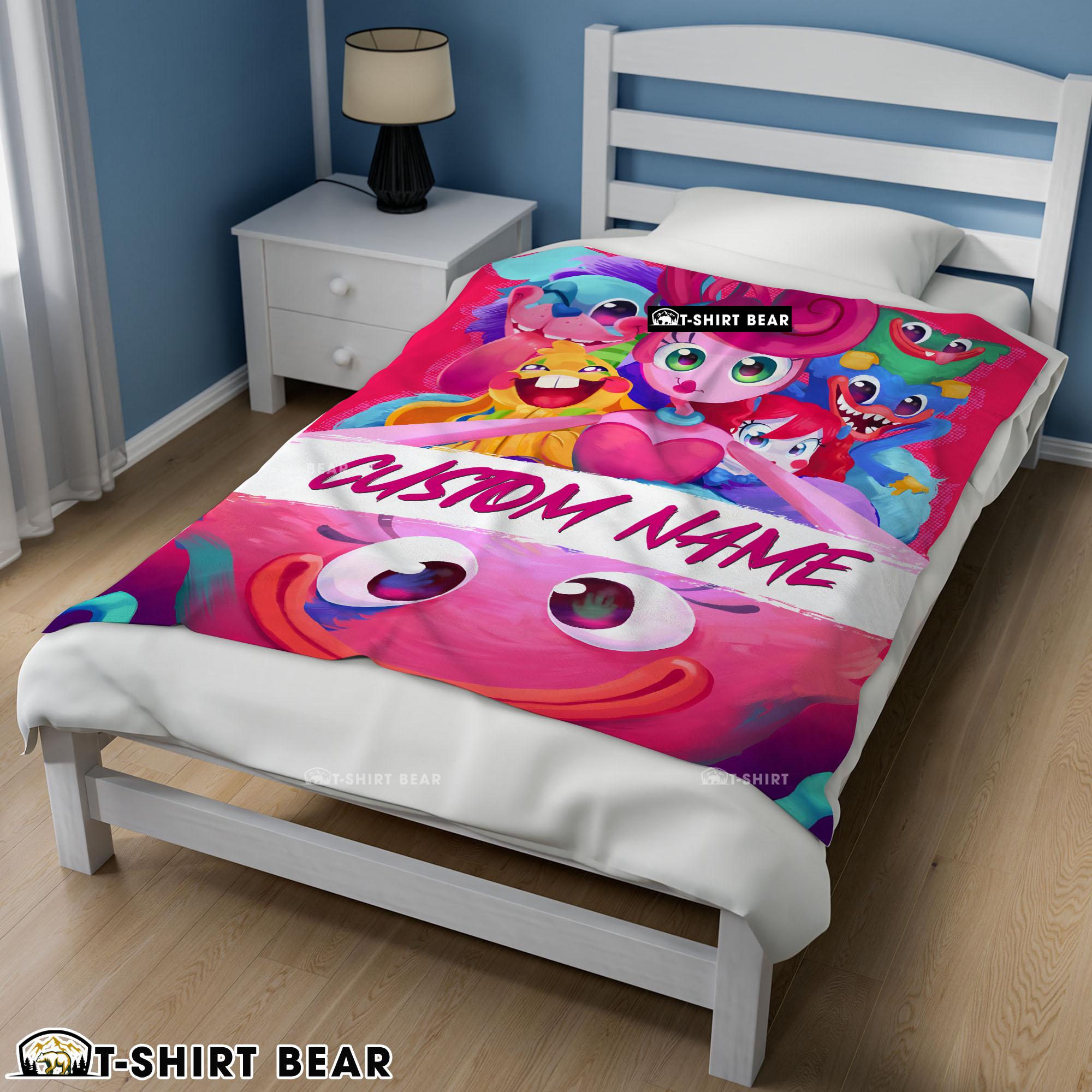 Poppy Playtime Mommy Long Legs And Friends Blanket Fleece Customized Blanket